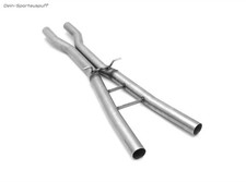 Fox Edelstahl Vorschalldämpfer-Soundrohr Audi A4 B6 quattro Typ 8E 2.5l TDI