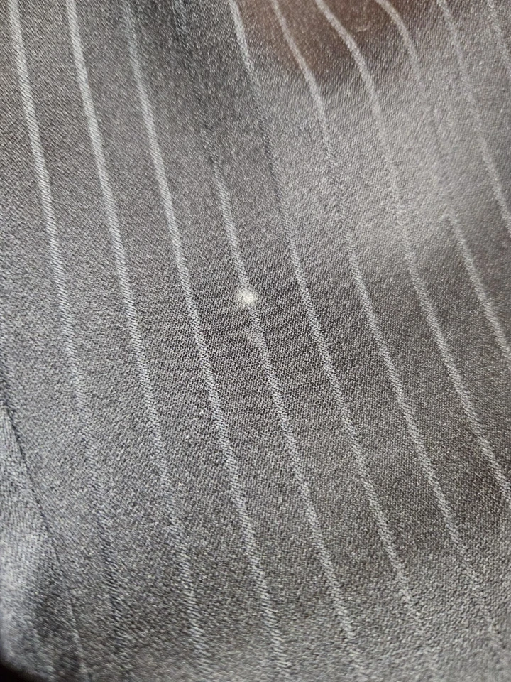 Traje Brioni Vintage Negro Rayas Hecho en Italia 100% Lana Foto 4 de 4