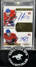 2011-12 Panini Dominion Blake Geoffrion Louis Leblanc Pen Pals Auto #/50