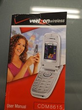 Verizon Manual for Cellular Phone CDM8615