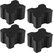 4 PCS Rubber Coil Spring Spacer, Automotive Front Coil Spring Damping Rubber Kit