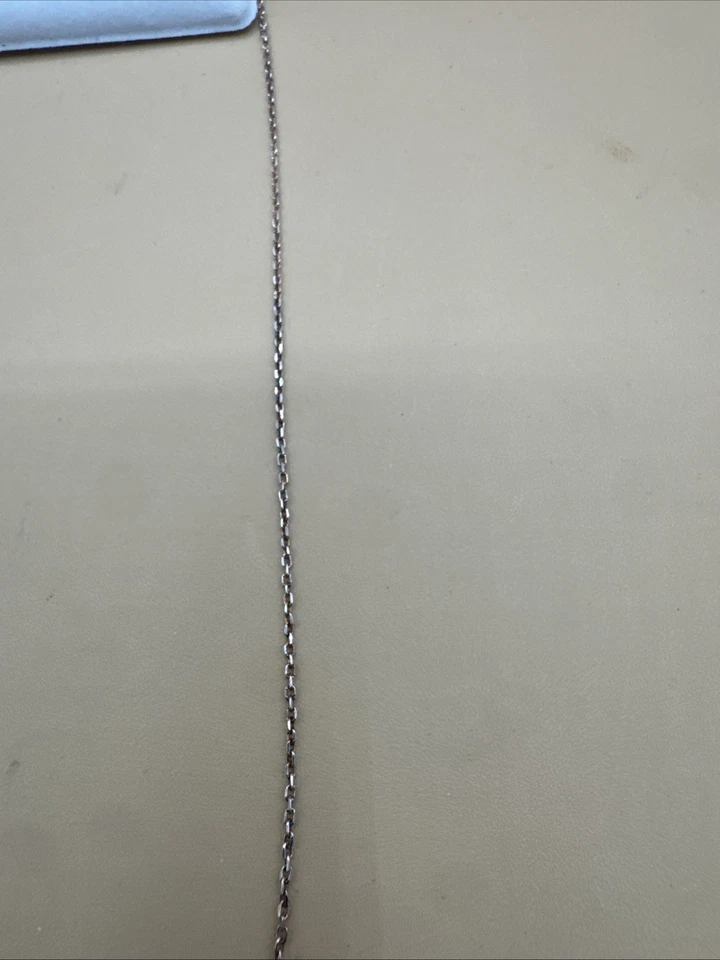 RUBY RED OVAL NECKLACE & EARRING SET 925 STERLING SILVER CHAIN 18'' ADJUSTABLE - Image 4 of 4