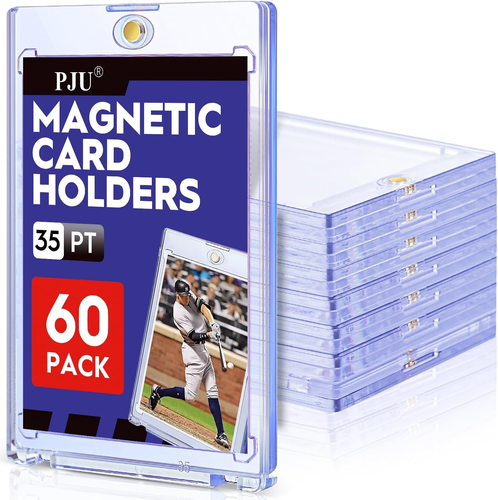 60Ct Magnetic Card Holder, 35Pt One Touch Card Holder for Trading Cards, Protect - Picture 9 of 12