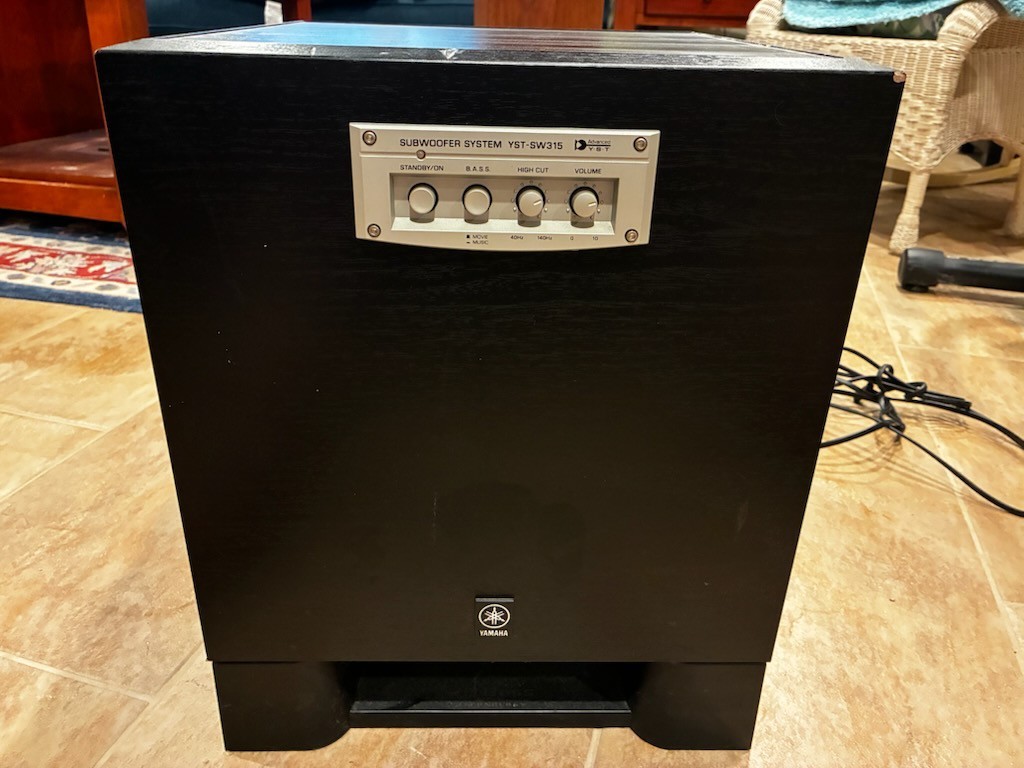 Yamaha YST-SW315 Powered Subwoofer for sale online | eBay