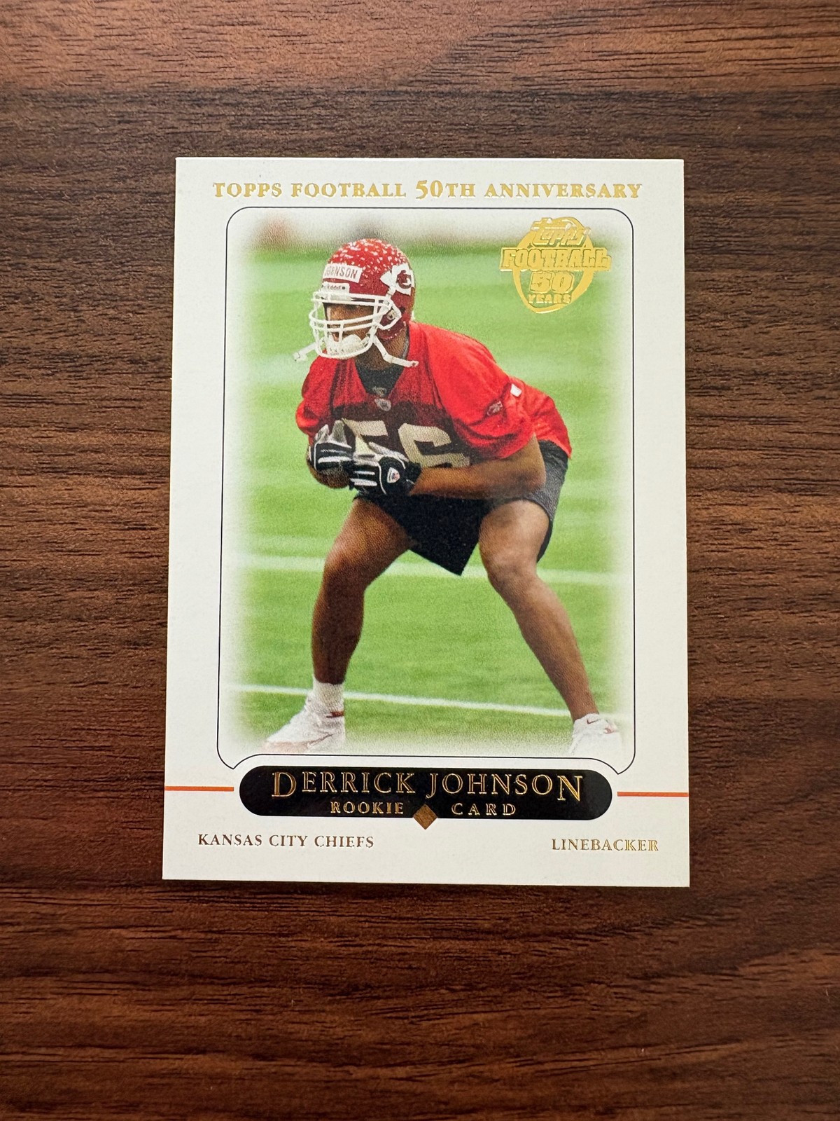 2005 Topps #380 Derrick Johnson Rookie RC NM
