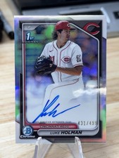 2024 Bowman Draft Luke Holman 1st Bowman Auto #CPA-LH Reds