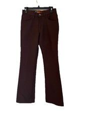 Levi's Vtg Silvertab Flare Pants Women  s 5 JR M 90  s Brown Polyester Twil USA