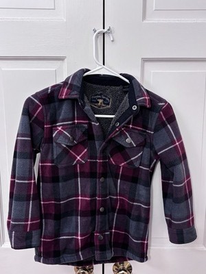 Freedom Foundry Fleece Plaid Jacket - XS 5/6 - Youth Boys - Used