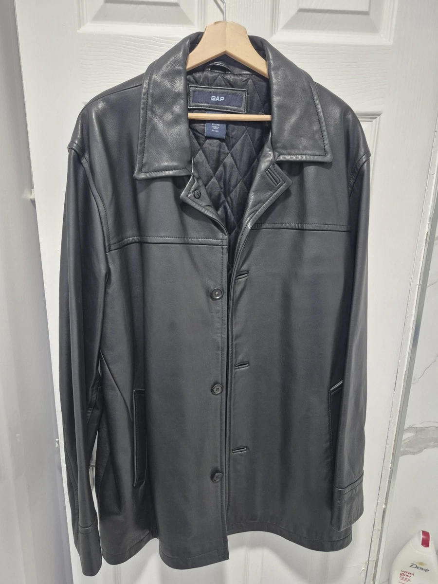 gap leather jacket products for sale | eBay UK