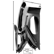 Dynacorn 1642BWT 1966-1967 Nova Inner Cowl Shoulder Panel RH