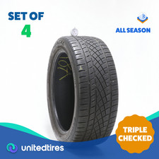Set Of 4 Used 25545zr20 Continental Extremecontact Dws06 Plus 1brkh
