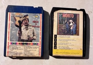 2 Ramito 8 Track Cartridge Tapes - Amor y Patria & Asi Canta - Artilleria 