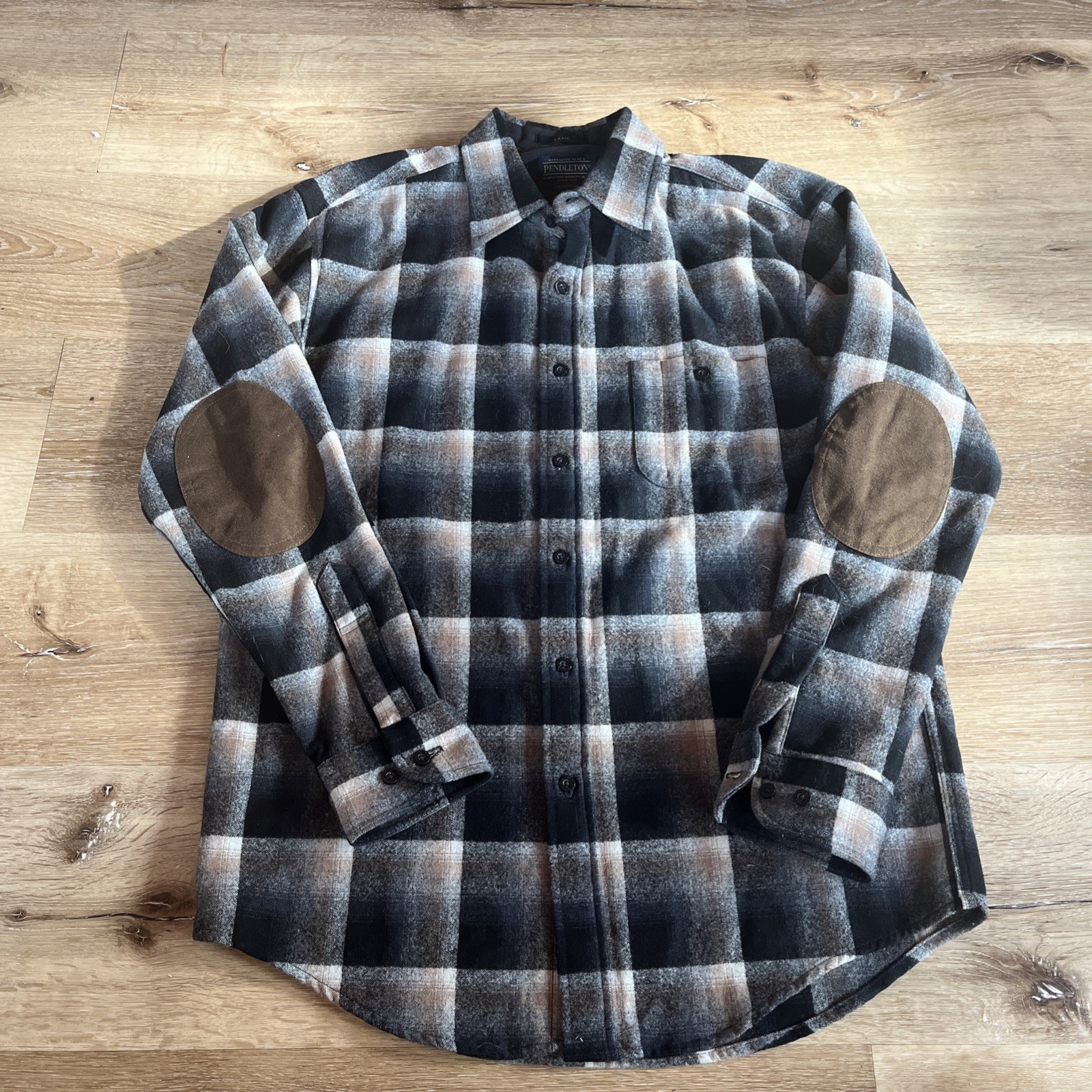 Pendleton Trail Plaid Flannel Button-Up Shirt Men… - image 1