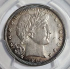 1892 Silver Barber Half Dollar PCGS Genuine AU Detail