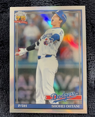 2026 Topps Series 1 - 1991 Topps Chrome Silver Pack Mojo Shohei Ohtani #91C-47