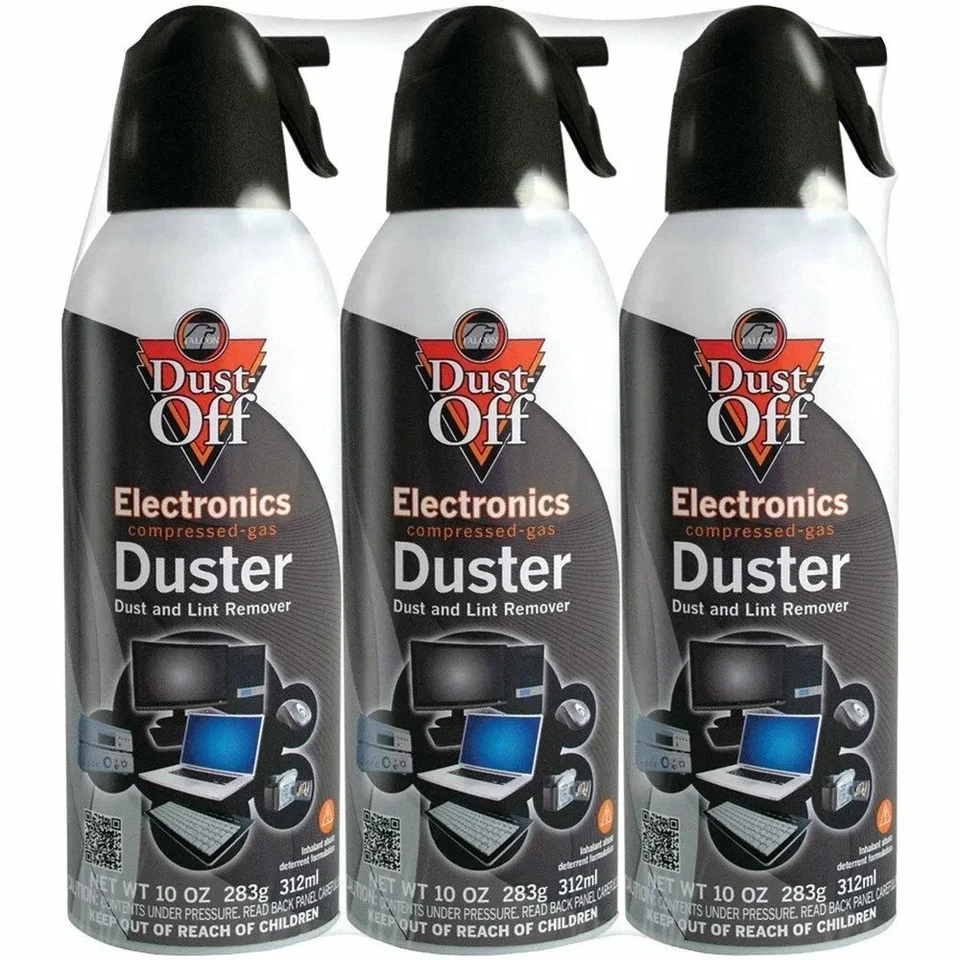 Falcon Dust-Off Electronics Compressed Gas Duster, 10oz - 3 Pack - Image 2 of 4