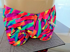 Male Power Nylon Mini Trunk Swimsuit with Lined Pouch Sz. XL (40-42)