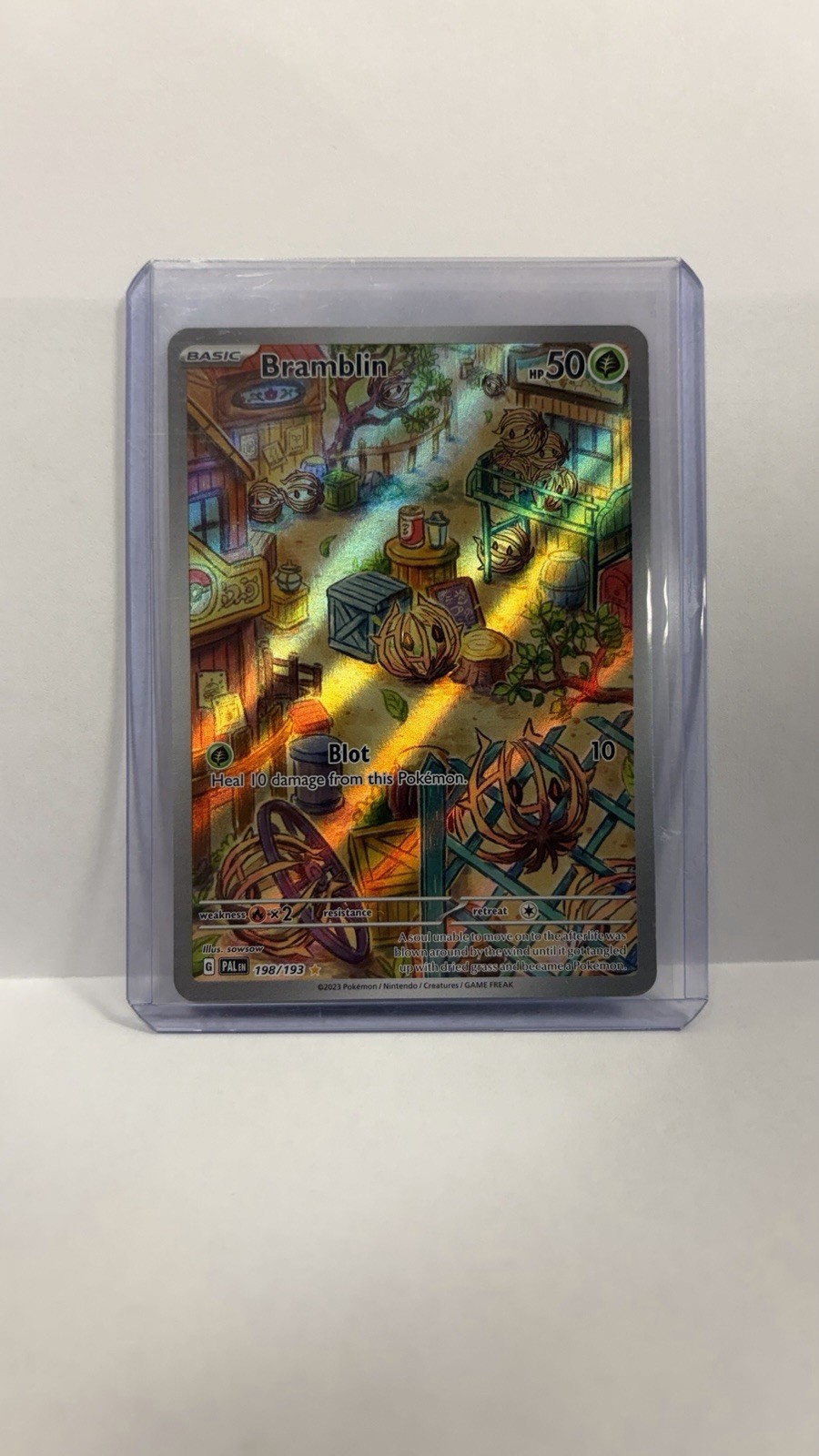 Pokemon - Bramblin Illustration Rare - Paldea Evolved 198/193