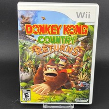 Donkey Kong Country Returns Nintendo Wii Complete CIB Game Case Manual Untested