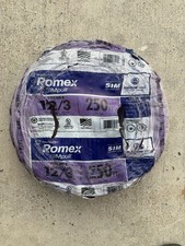 Southwire Romex 12 AWG Solid Copper Wire Purple 250 ft 600V Abrasion Resistant