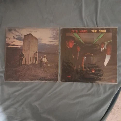The Who Vinyl Lot 1971/1982 Who's Next  & It's Hard DECCA & WB RECORDS ALBUM VG