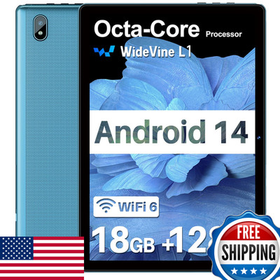 Dmoao Tablet 10.1 Inch Tablets Android 14 Tablet 18Gb Ram128Gb Rom/ 1Tb Expand