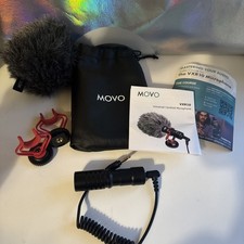Movo VXR10 Universal Shotgun Mic for Camera with WS-G7 Wind Shield