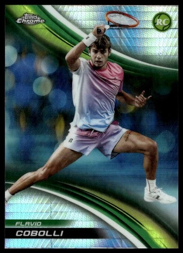 2025 Topps Chrome Tennis Flavio Cobolli RC Prism Refractor #48 B