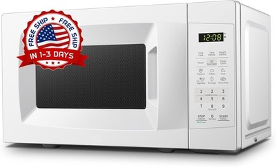 Horno microondas de encimera con sonido activado/desactivado, blanco perla, US