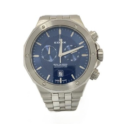 EDOX 10110-3M-BUIN Case Size 5 ×4.7cm Wrist Size 18.5cm Used Watch #7101