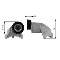 Gates Riemenspanner Keilrippenriemen Drivealign™ T38272 FüR Dbw Daw Dnw Ford Dfw