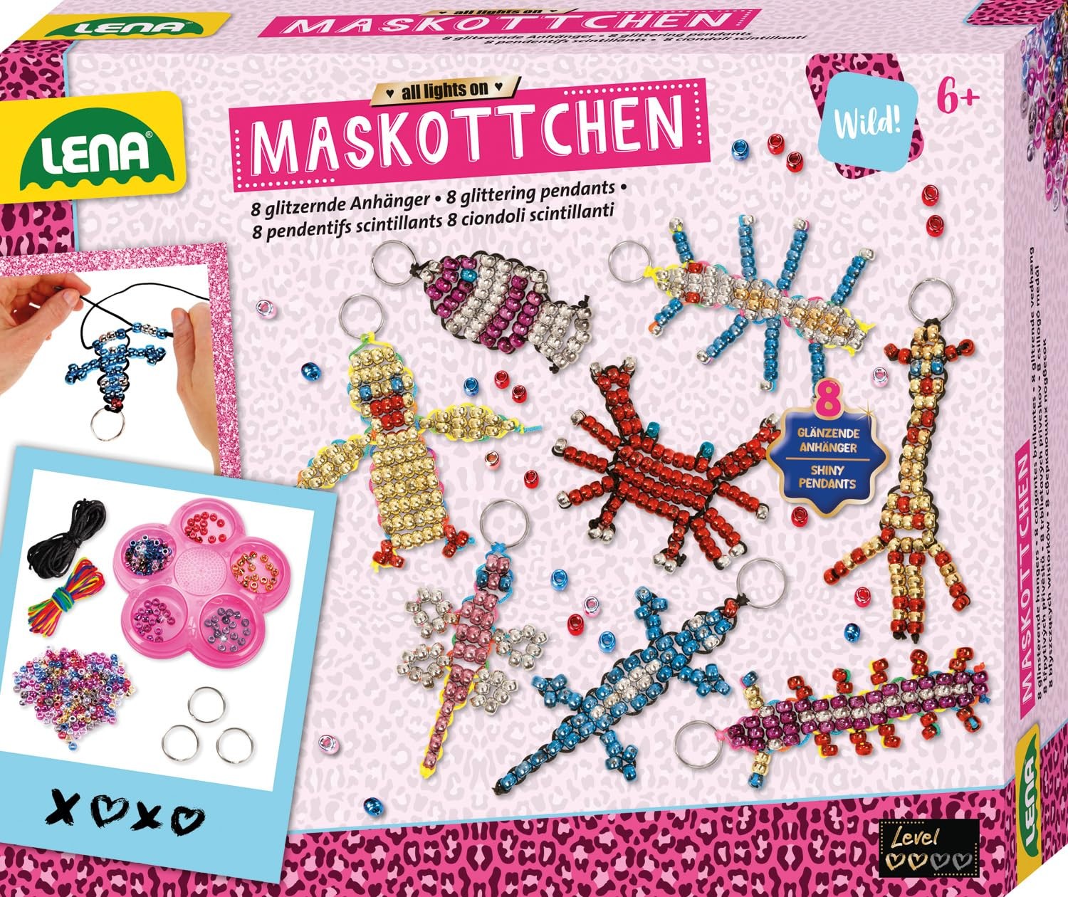 Kit d'artisanat pour mascottes et porte-clés 42690, l'activité idéale d'anniversaire