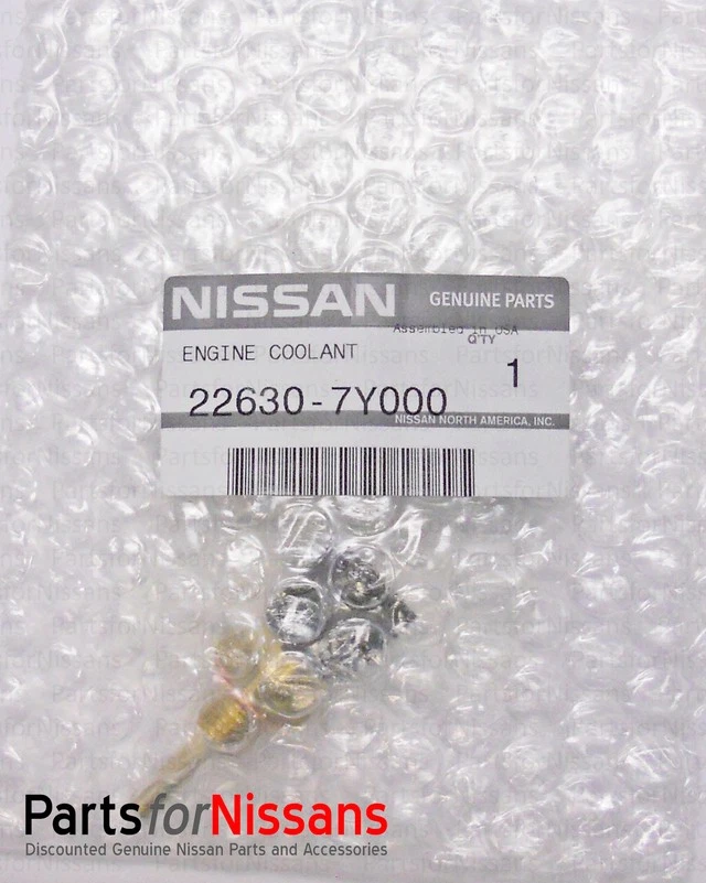 Genuine Nissan Coolant Temp Sensor Fits Many - NEW OEM - Image 2 of 4