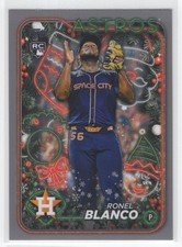 #H199 2024 Topps Holiday SILVER GLITTER | Ronel Blanco RC Astros