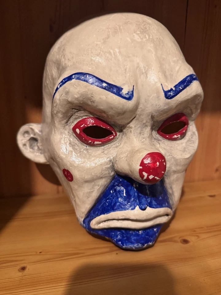 Movie Used prop Joker Clown Bank Robber Mask The Dark Knight heath ledger batman - Image 2 of 4