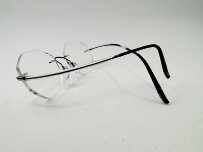 #ad Silhouette Titan Rimless Eyeglasses Frame 5522 9040 70 140 Made in Austria Black $49.99