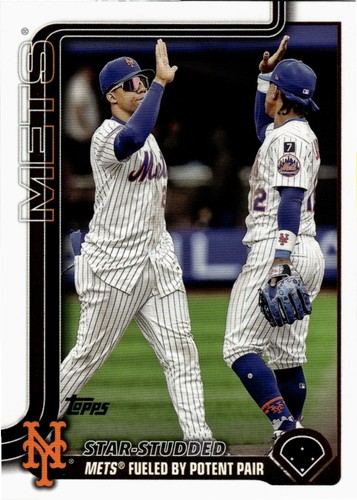 Francisco Lindor / Juan Soto #US260 2025 Topps Update card