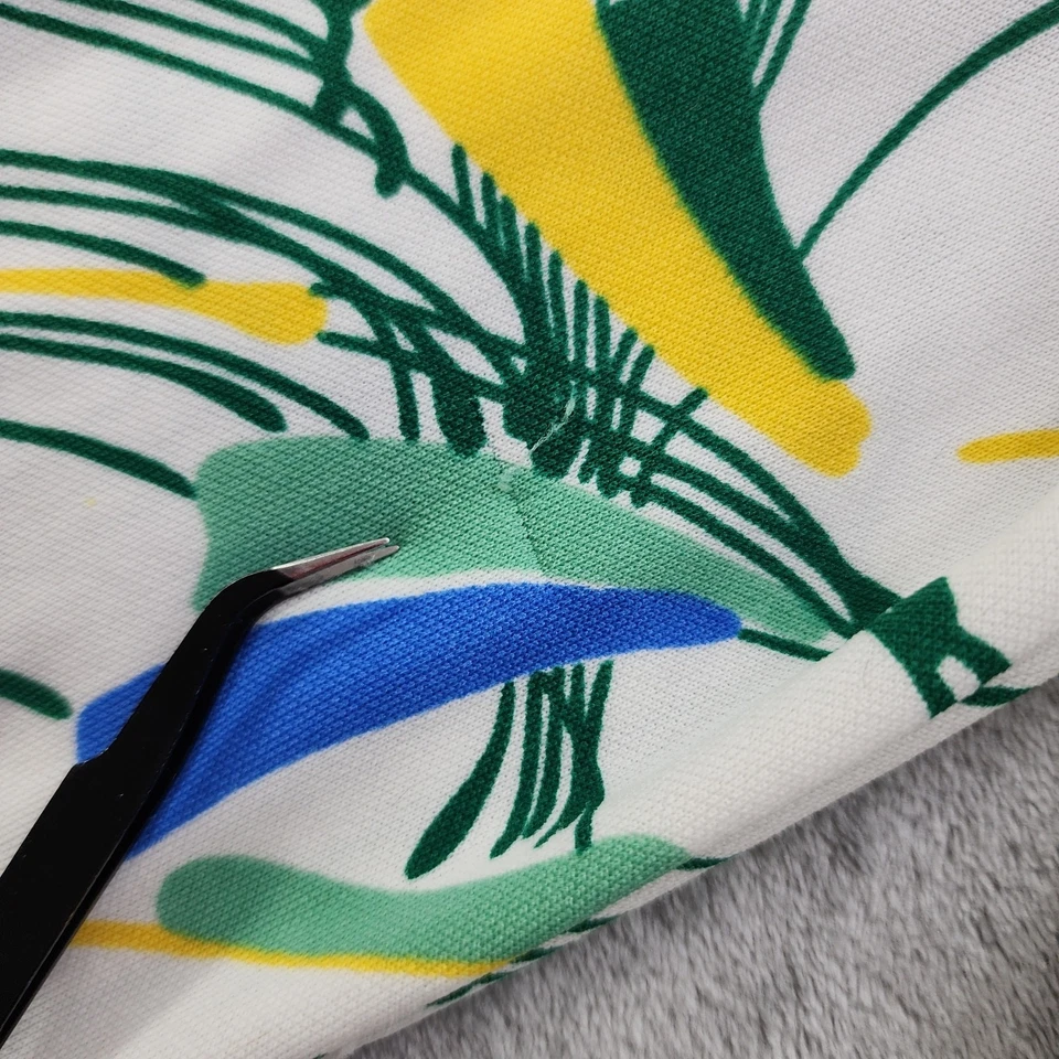 Chaqueta Twinset Vintage Años 70 Floral Poliéster Sin Mangas Top Botón Frontal Talla M Foto 4 de 4