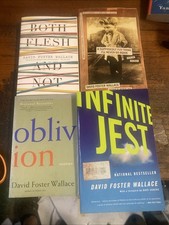 David Foster Wallace 4 Book Lot Infinite Jest Gd