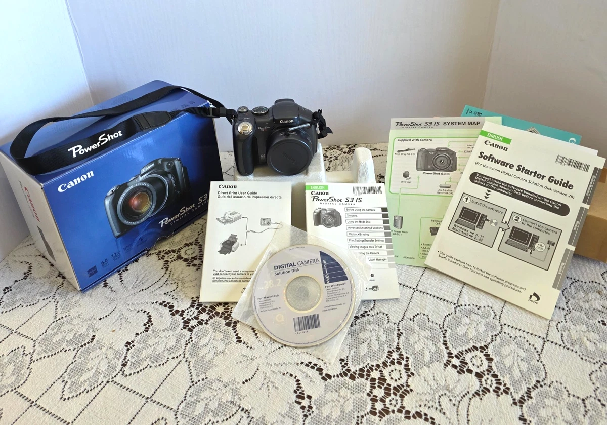 PowerShot S3 IS Canon PowerShot Digital Cameras 5-6.9 MP Maximum