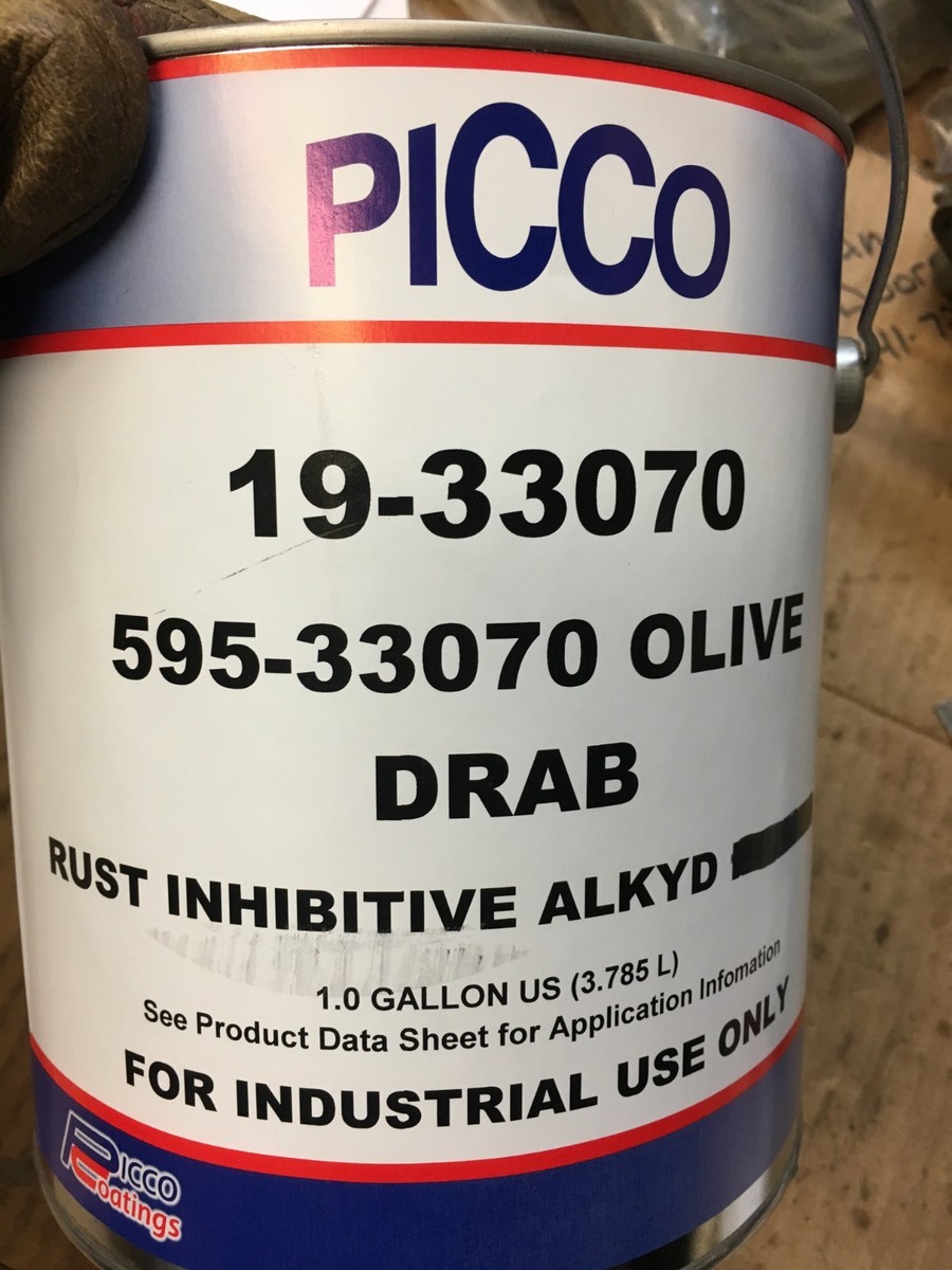 Paint Olive Drab Flat One Gallon Can 33070 For Jeep Dodge GMC G503