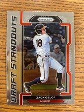 Zack Gelof 2021 Panini Prizm Draft Picks Draft Standouts DS-ZG NM