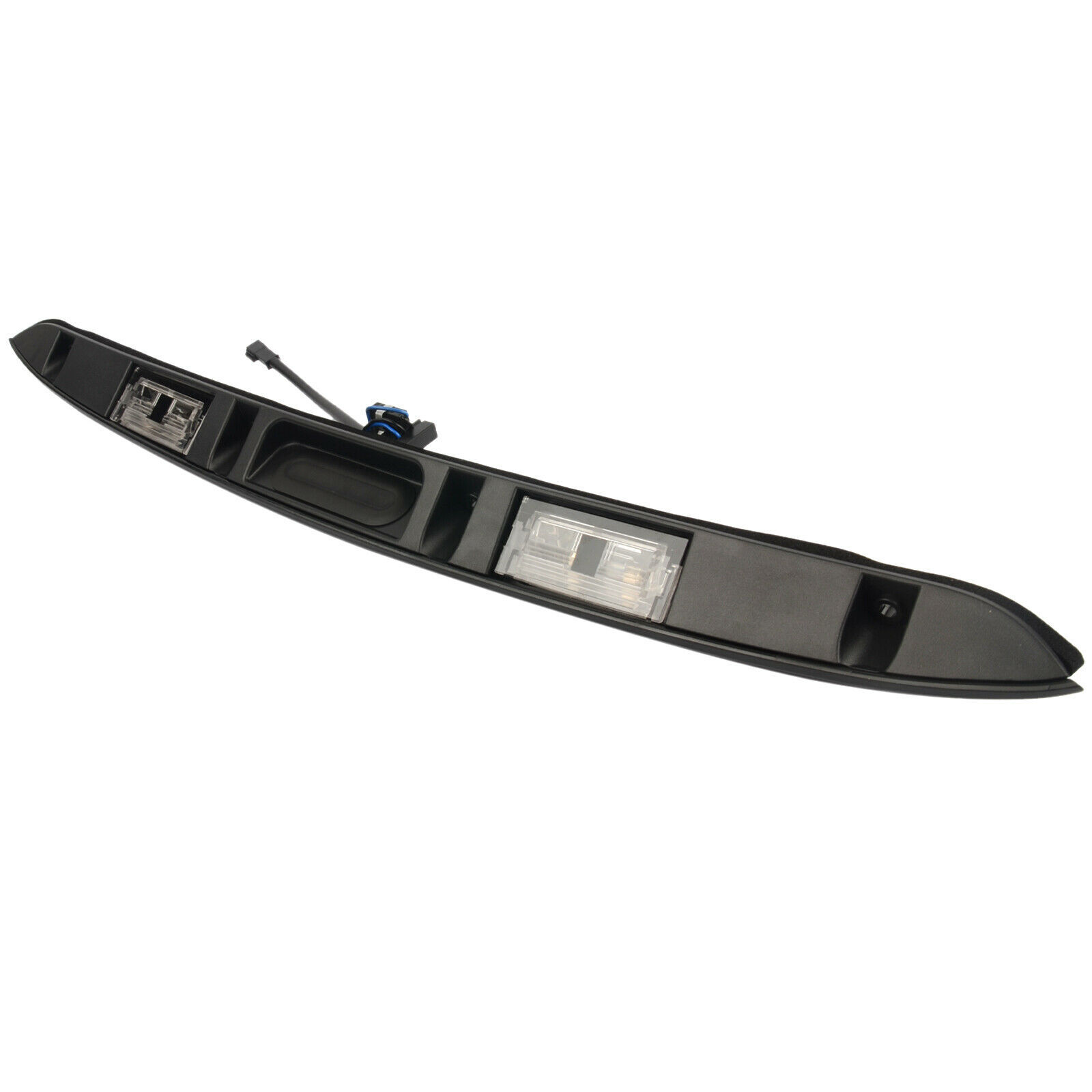 Bandeau Support Éclairage Plaque BMW E46 Feu Immatriculation Berline Noir - 4