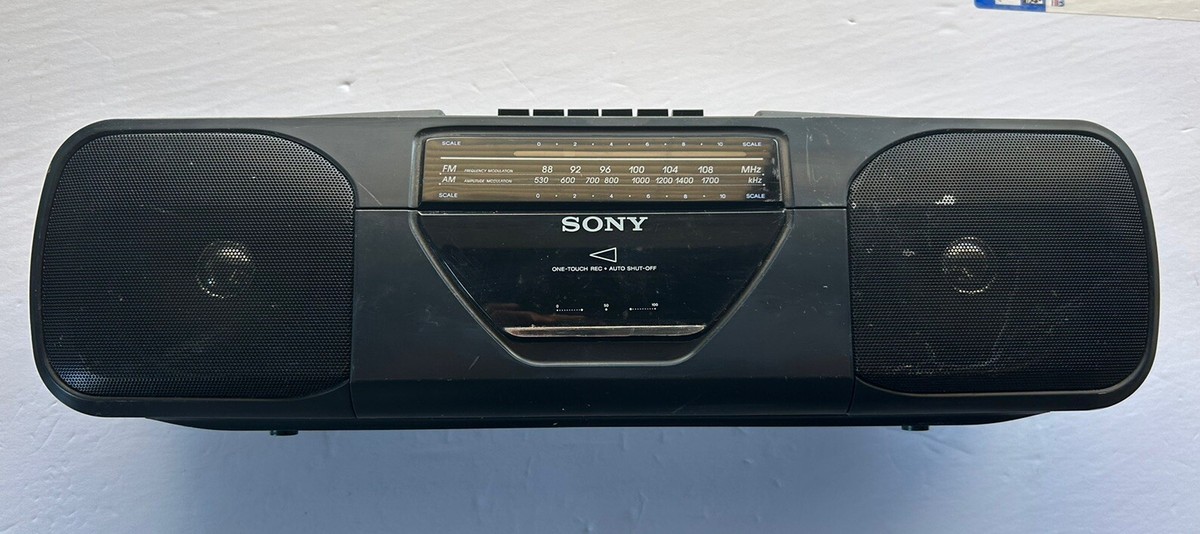 Sony CFS-201 Cassette- Recorder AM/FM Boombox | eBay