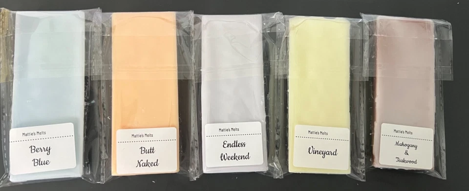 Cera derrete, 5 barras de pressão de cera derretida tamanho completo, conjunto #1, velas, tortas de cera - Imagem 3 de 4