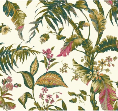 York Wallcoverings Tropics Fiji Garden Removable Wallpaper AT7092