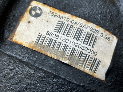 BMW E90 E91 E92 E81 E87 Differential 3,38 TN 7524319 In Nordrhein