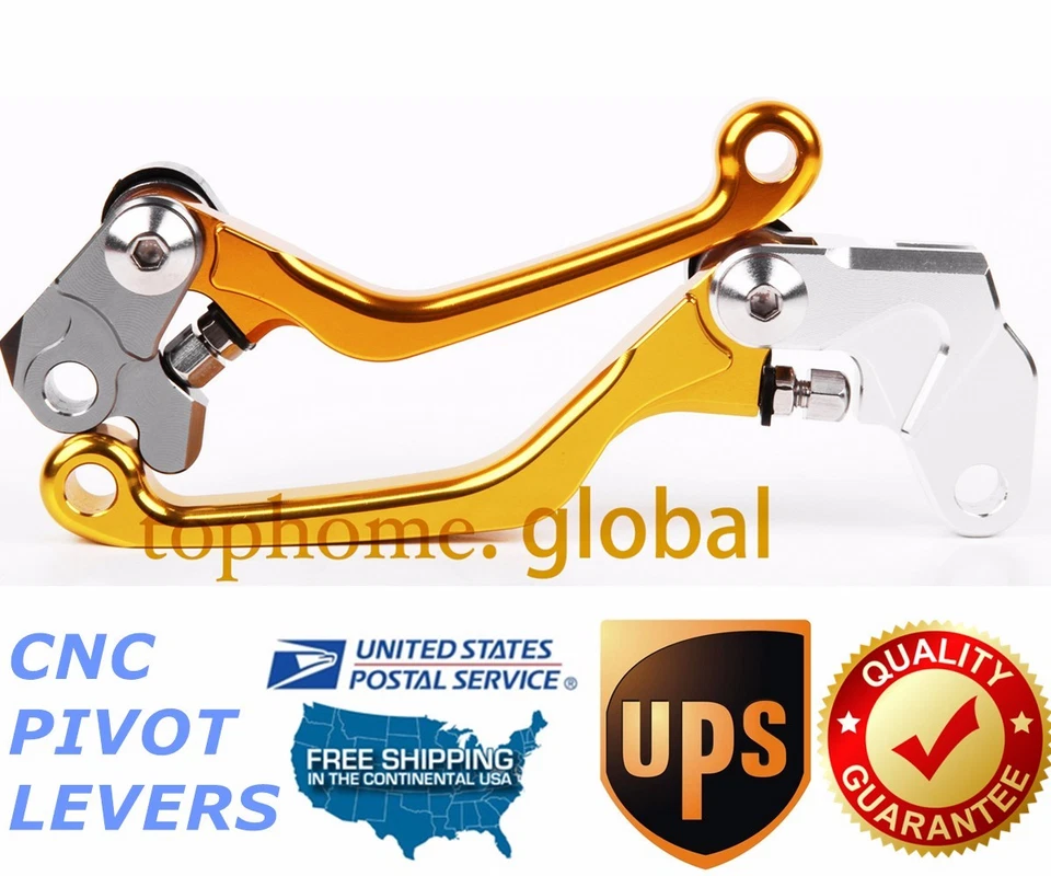 For Kawasaki KX100/KX85 2001-2021KX65	2000-2021 Clutch Brake Levers Pivot US CNC Foto 4 de 4