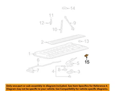 FORD F-Series OEM Tailgate-Striker Latch Lock 1L3Z99404A42AA