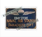 Parachute Riggers  Air Station's parachute loft WW2 metal tin sign